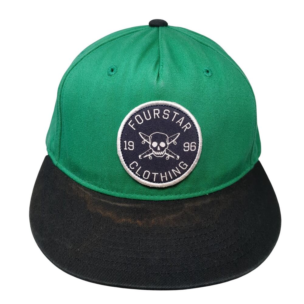 Fourstar Clothing 1996 Snapback 5 Panel Cap Green One Size Adjustable Cotton